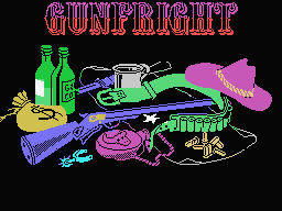 Gun Fright Title Screen